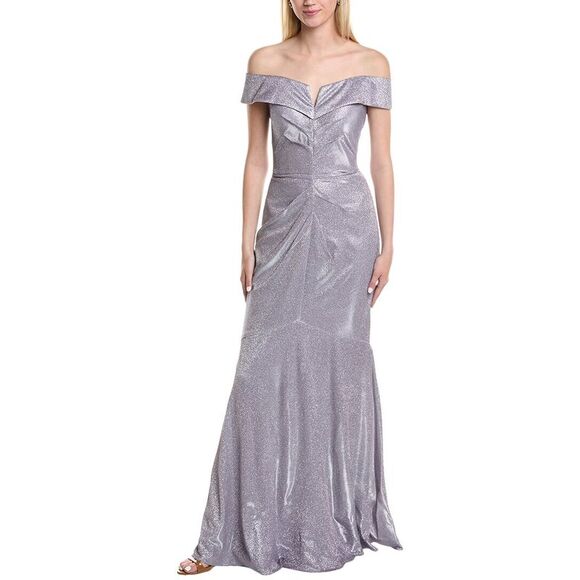 Rene Ruiz WomensMermaid Gown, Purple
